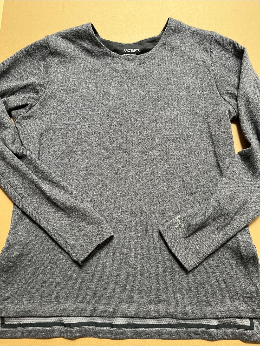 Arc'teryx Laina Crew Neck Fleece Pullover Sweater Heather Gray Women’s Size XS
